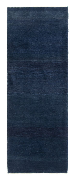 Løber Gabbeh-tæppe - Persisk - 228 x 80 cm - mørkeblå