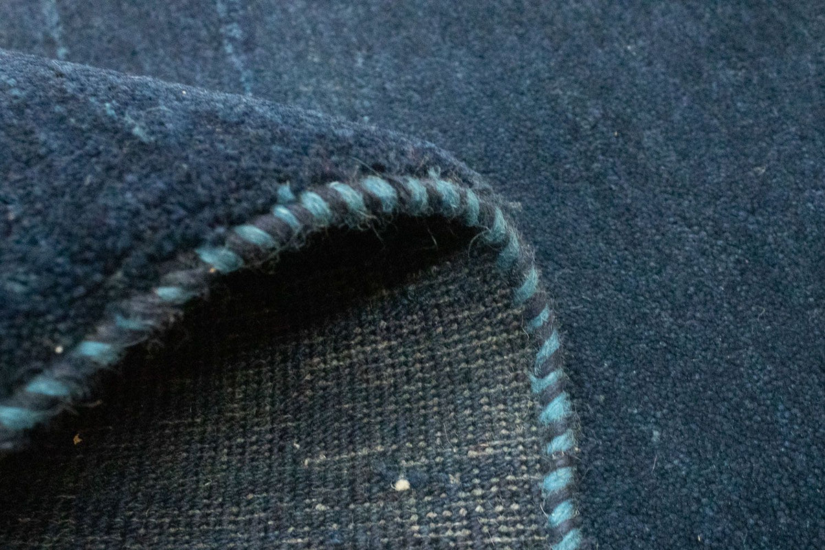 Løber Gabbeh-tæppe - Persisk - 228 x 80 cm - mørkeblå