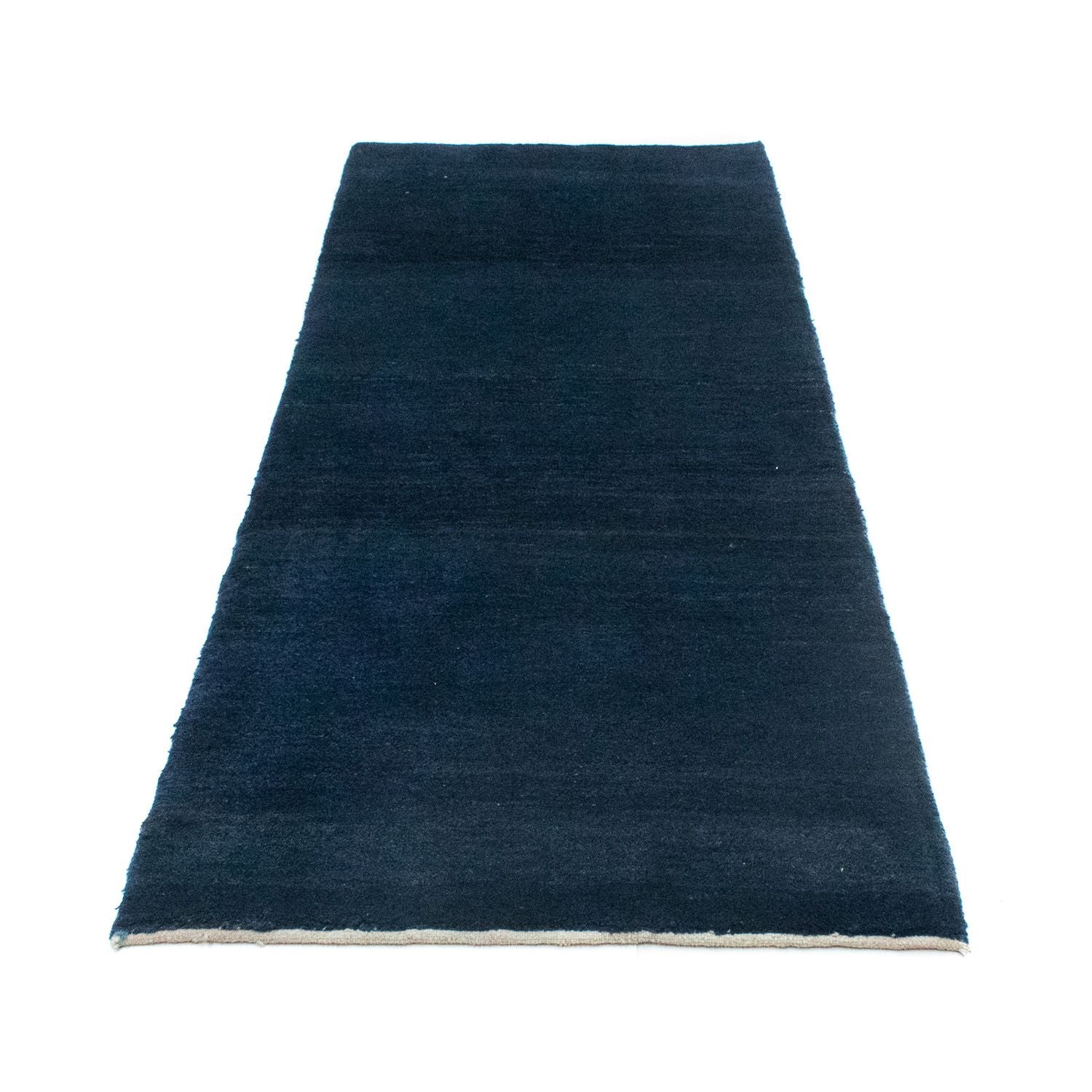 Løber Gabbeh-tæppe - Persisk - 228 x 80 cm - mørkeblå