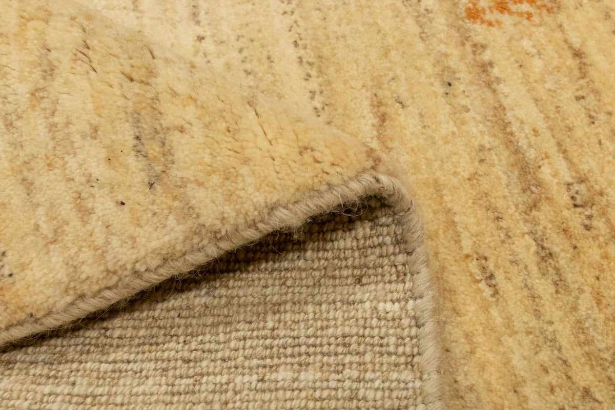 Gabbeh-tæppe - Persisk - 129 x 82 cm - beige