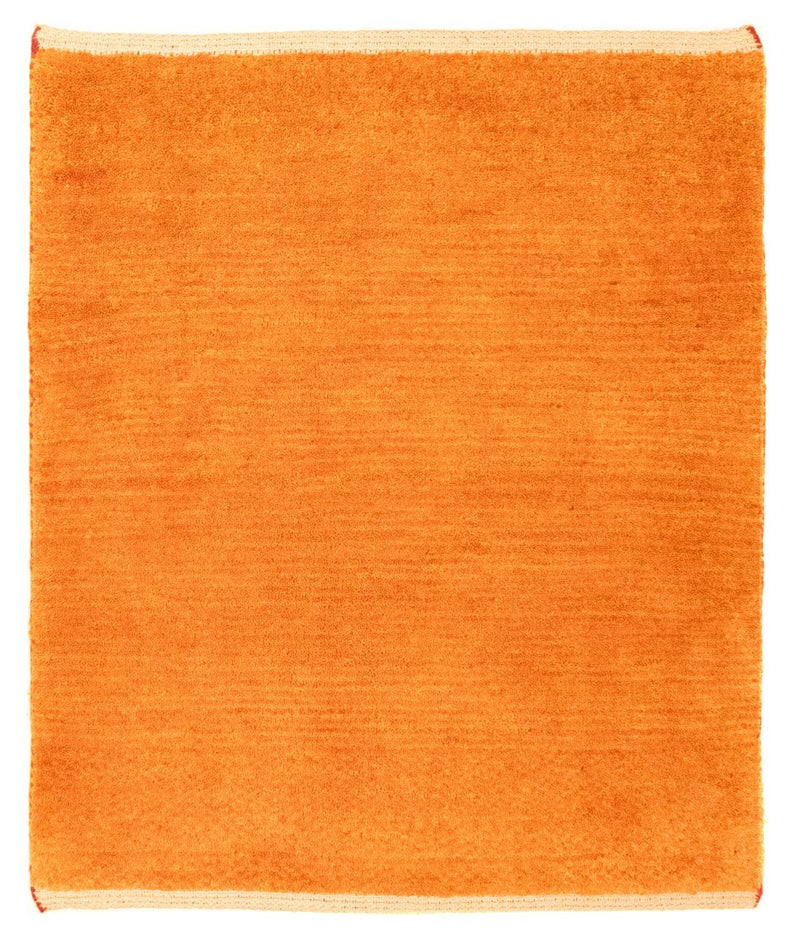 Gabbeh-tæppe - Persisk firkantet  - 94 x 80 cm - guld