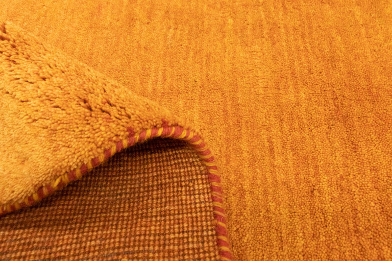 Gabbeh-tæppe - Persisk firkantet  - 94 x 80 cm - guld