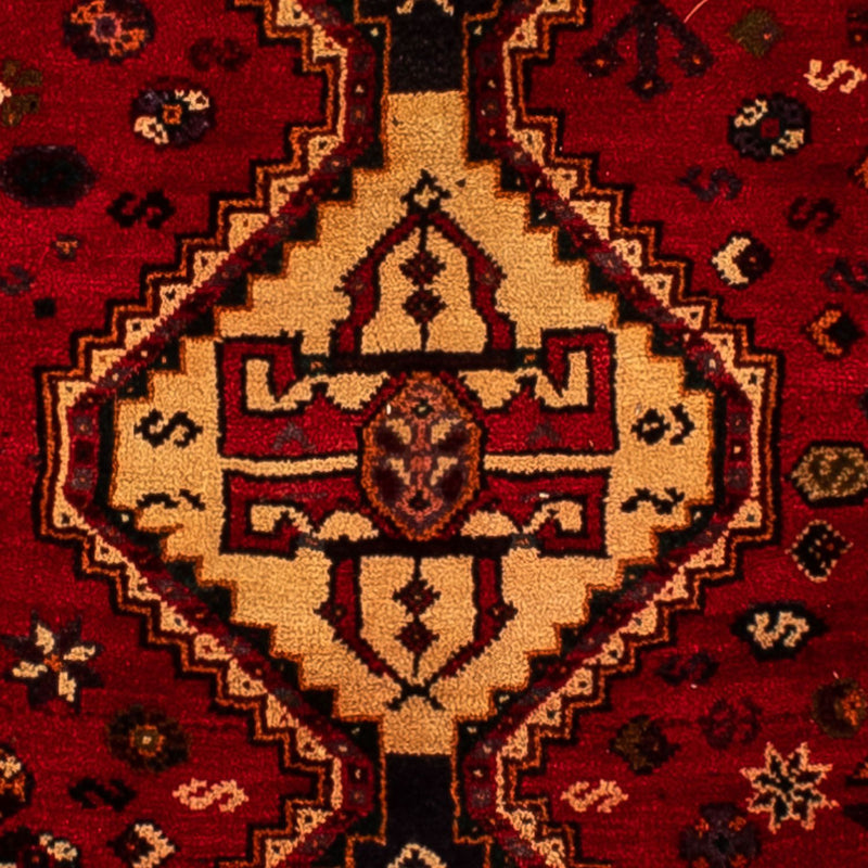 Persisk tæppe - Nomadisk - 296 x 203 cm - mørkerød