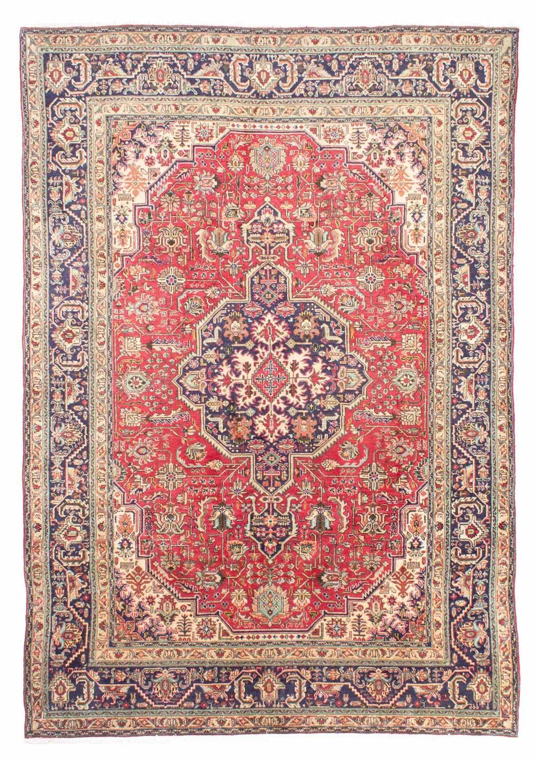 Persisk tæppe - Tabriz - 297 x 204 cm - rød
