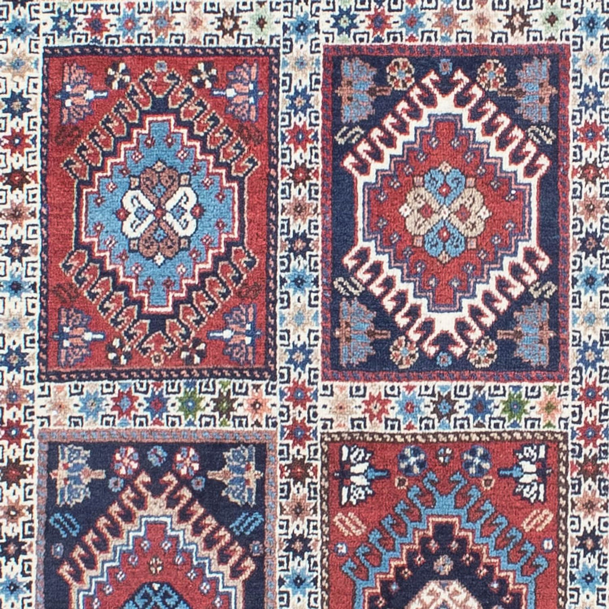 Løber Persisk tæppe - Nomadisk - 292 x 80 cm - flerfarvet