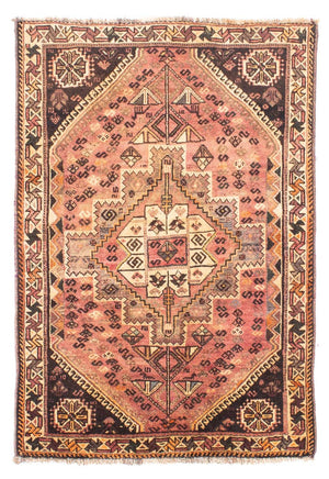 Persisk tæppe - Nomadisk - 161 x 109 cm - lysrød