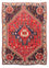 Persisk tæppe - Nomadisk - 159 x 121 cm - mørkerød