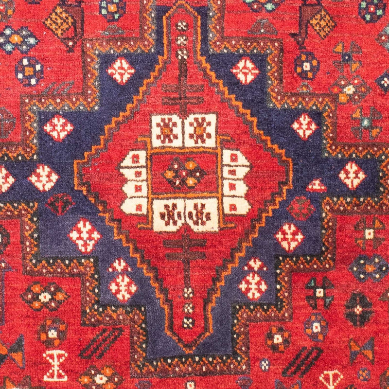 Persisk tæppe - Nomadisk - 159 x 121 cm - mørkerød