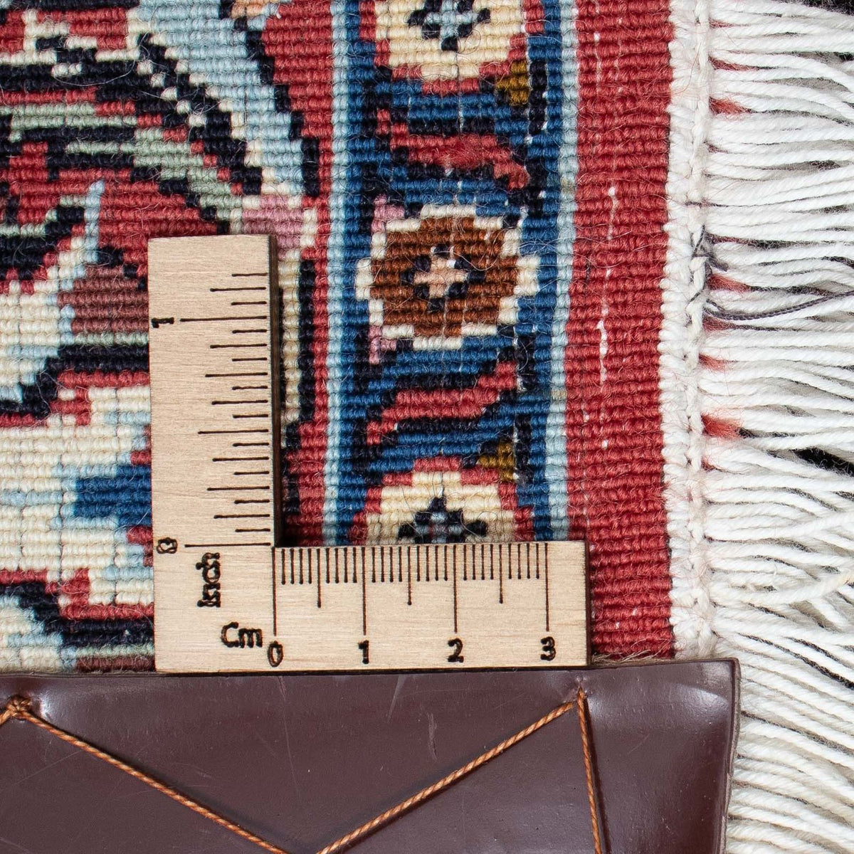 Persisk tæppe - Bijar - 219 x 130 cm - mørkeblå