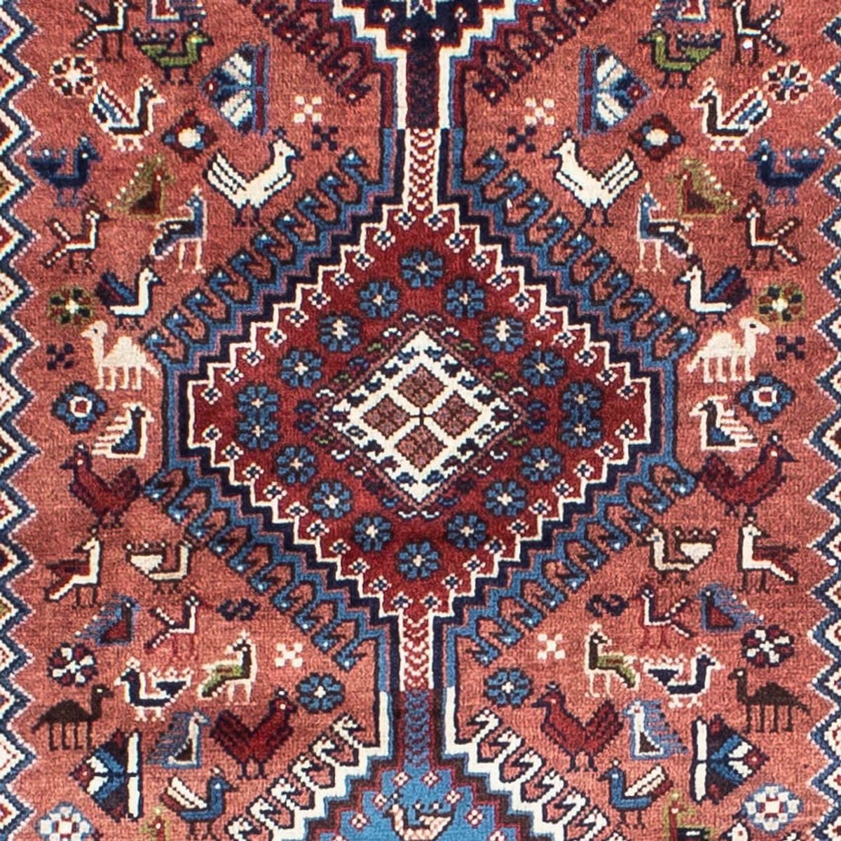 Løber Persisk tæppe - Nomadisk - 282 x 83 cm - flerfarvet