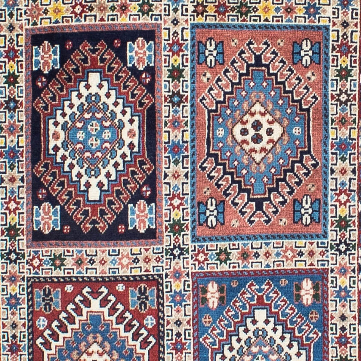 Løber Persisk tæppe - Nomadisk - 283 x 80 cm - flerfarvet