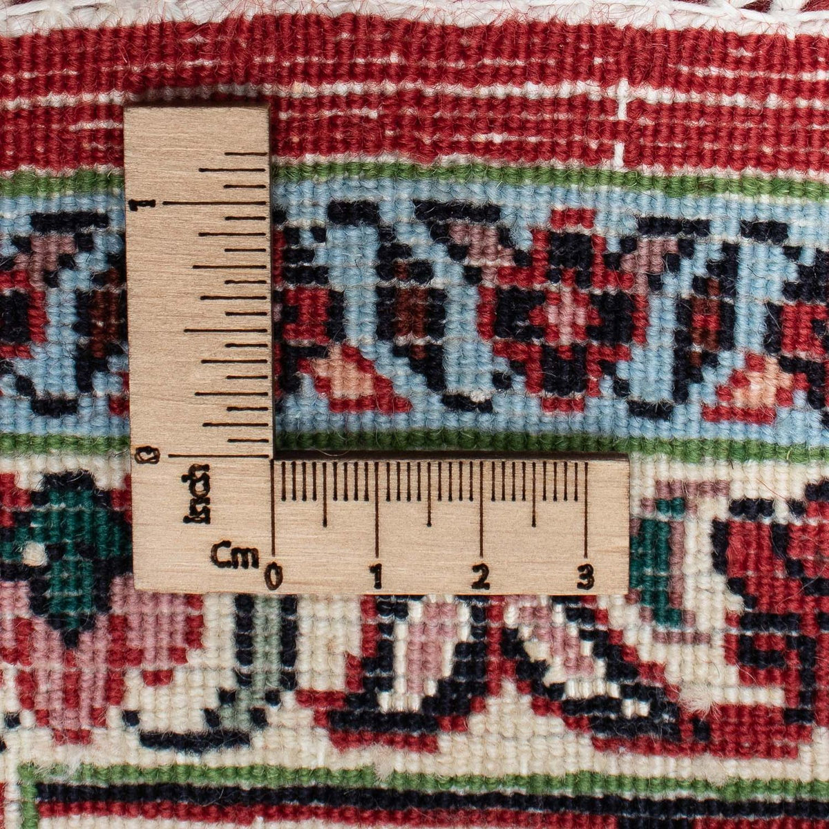 Persisk tæppe - Bijar - 223 x 130 cm - lysrød