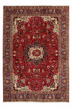 Persisk tæppe - Nomadisk - 308 x 205 cm - mørkerød