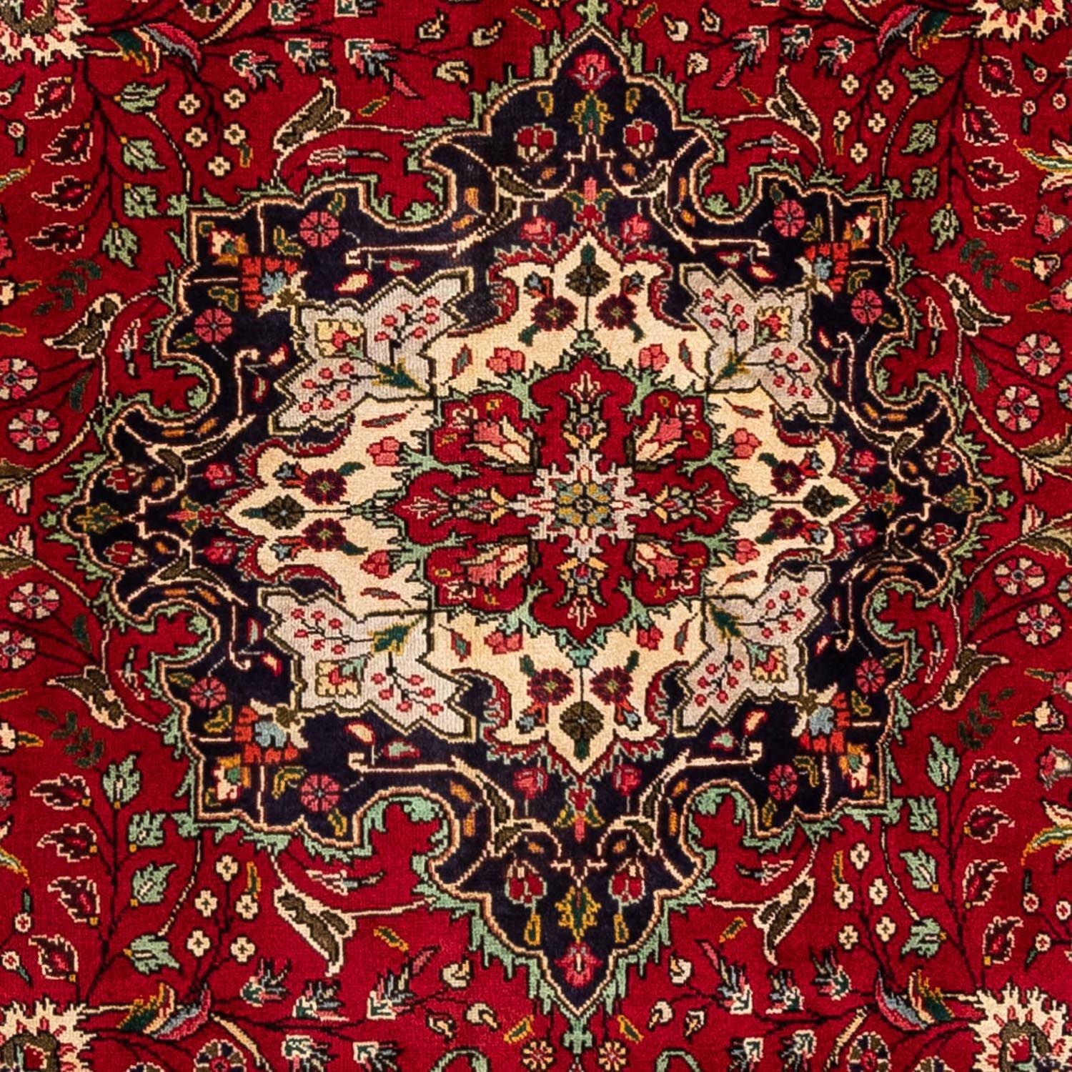 Persisk tæppe - Nomadisk - 308 x 205 cm - mørkerød