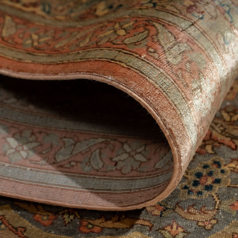 Persisk tæppe - Ghom - 76 x 57 cm - flerfarvet