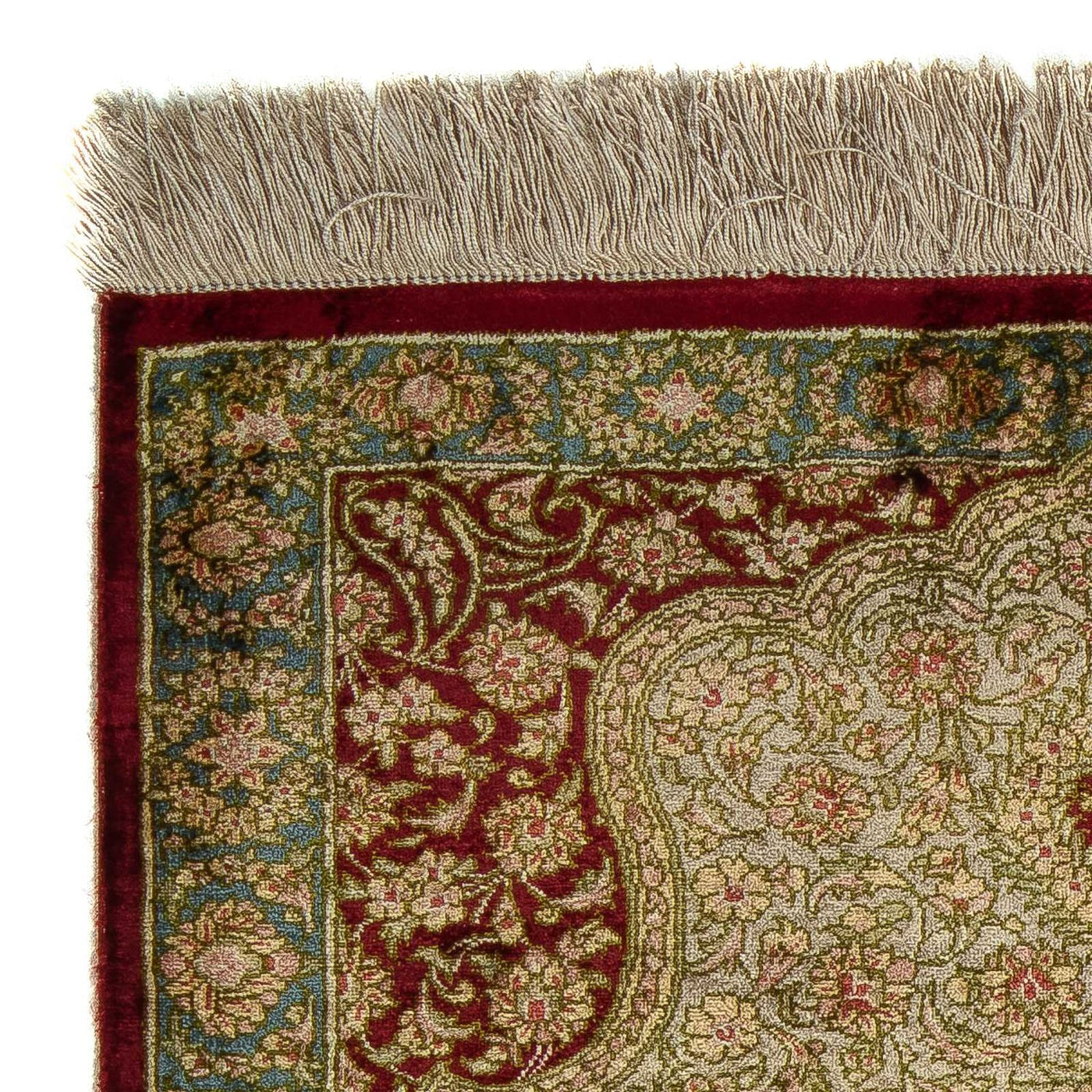 Qom Tæppe 78x58cm - Persisk tæppe