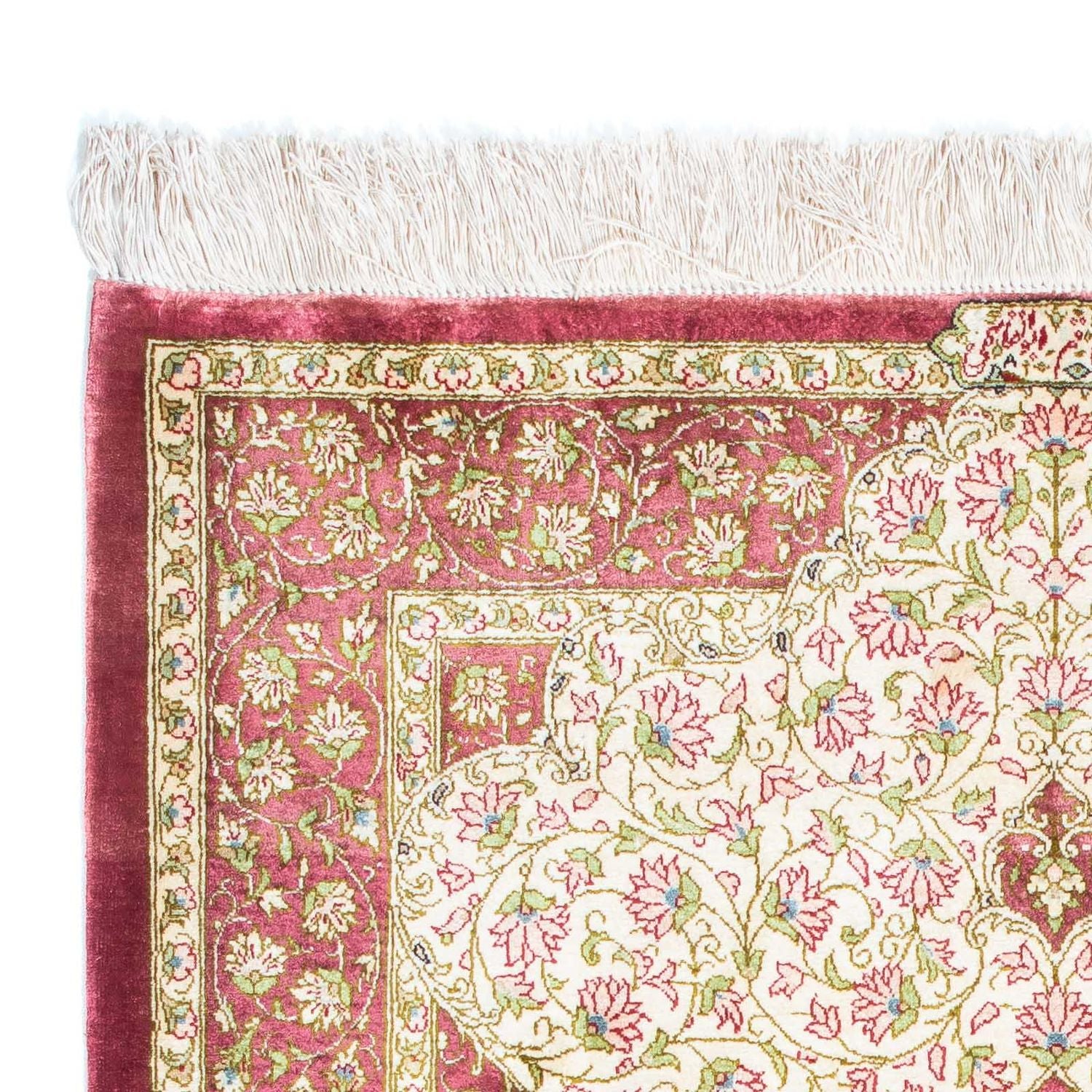 Persisk tæppe - Ghom - 125 x 80 cm - beige