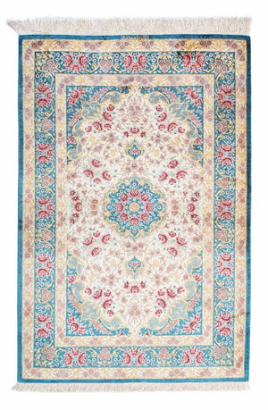 Persisk tæppe - Ghom - 123 x 77 cm - beige
