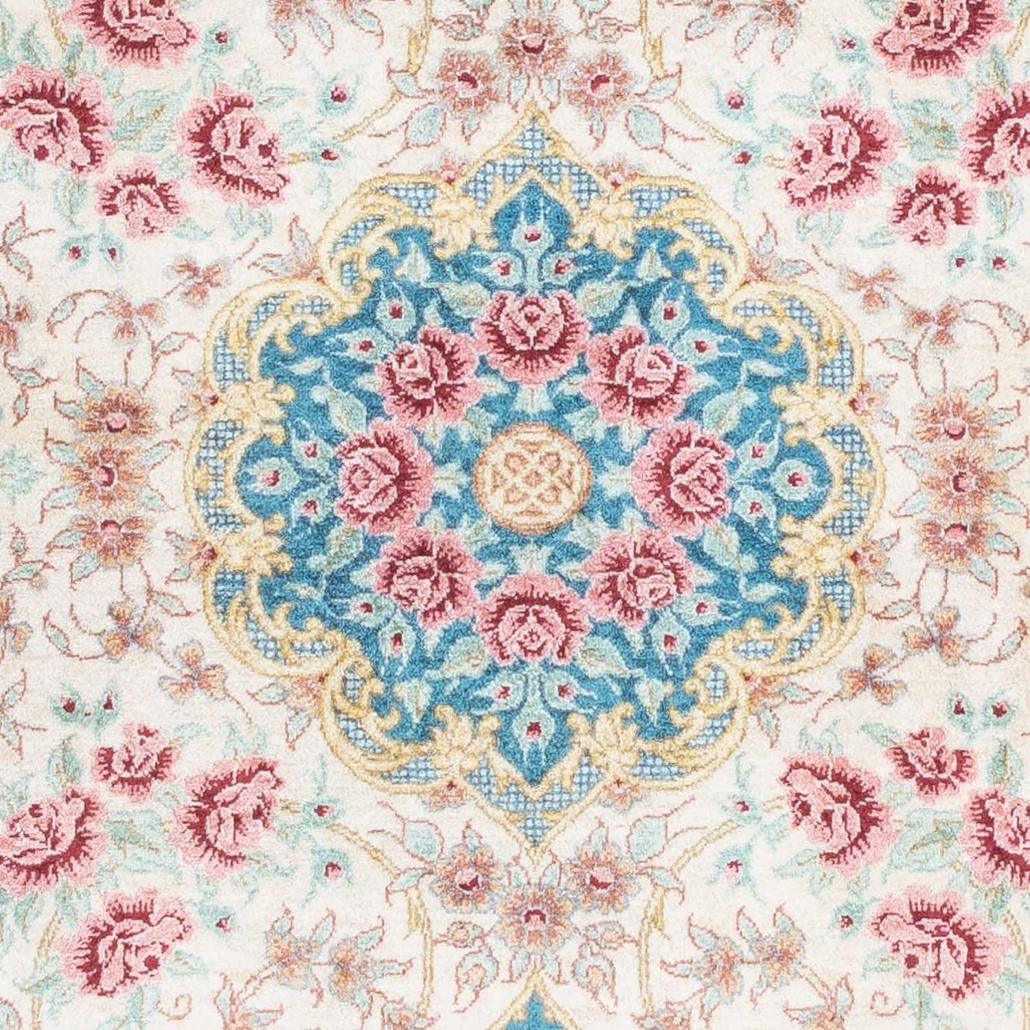 Persisk tæppe - Ghom - 123 x 77 cm - beige