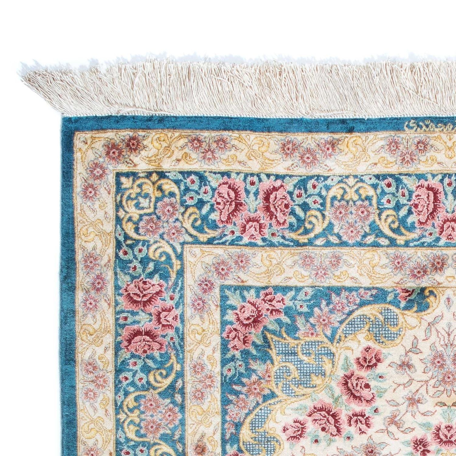 Persisk tæppe - Ghom - 123 x 77 cm - beige