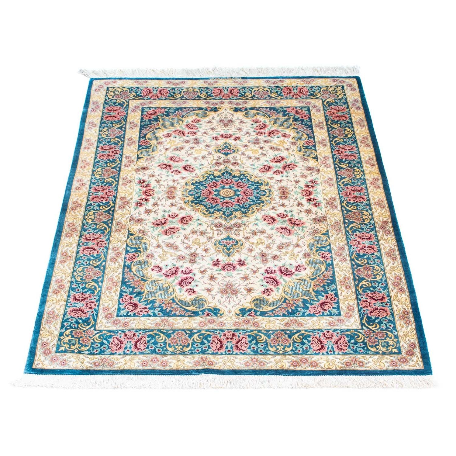 Persisk tæppe - Ghom - 123 x 77 cm - beige