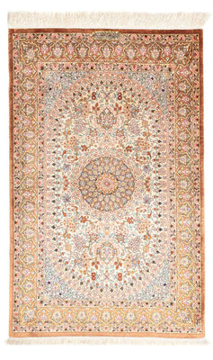 Persisk tæppe - Ghom - 123 x 76 cm - beige