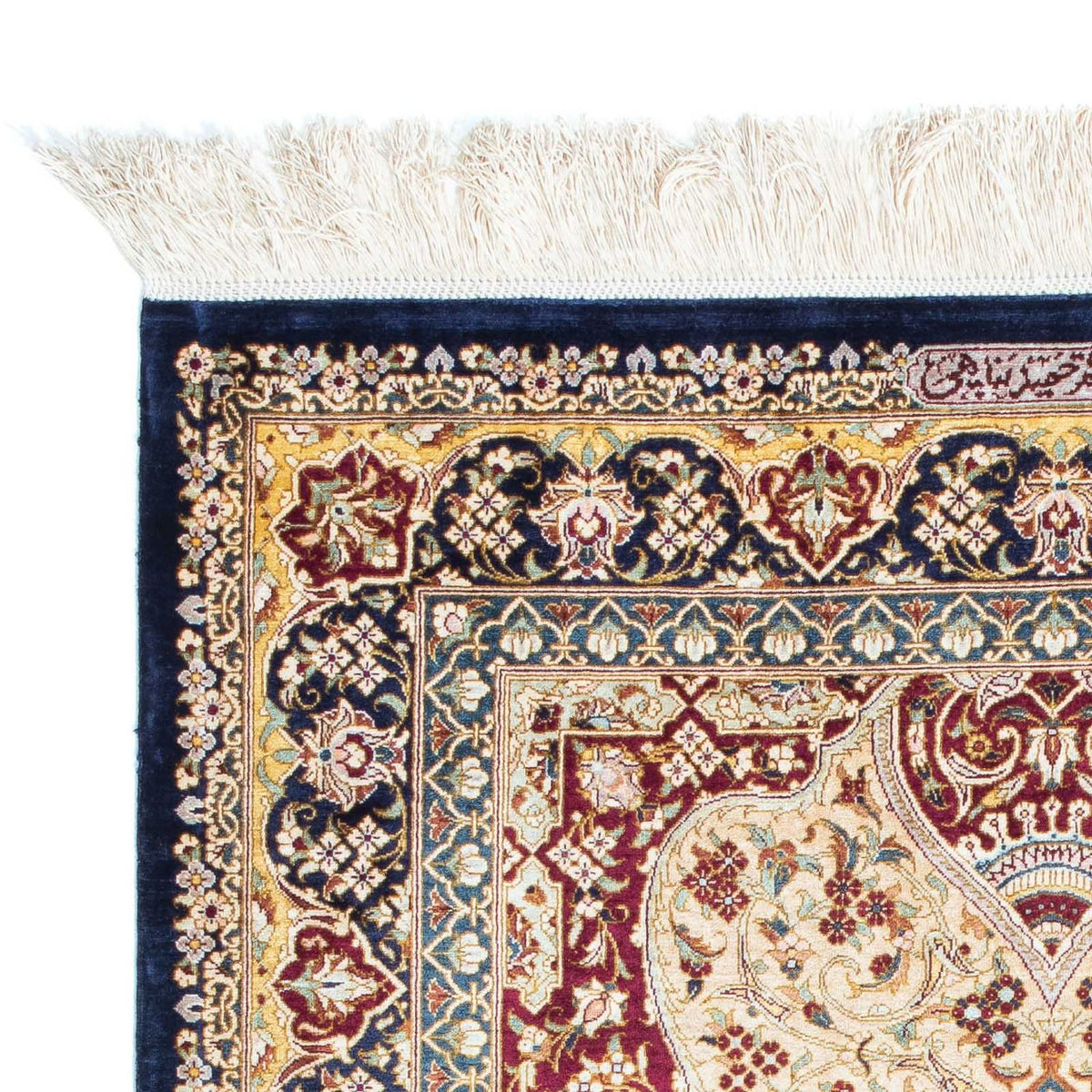 Qom Tæppe 77x123cm - Persisk tæppe