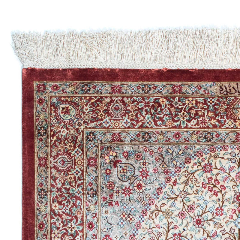 Persisk tæppe - Ghom - 122 x 79 cm - beige