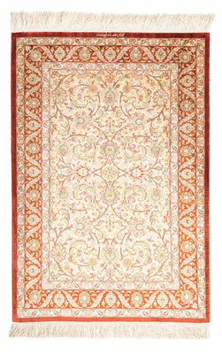 Persisk tæppe - Ghom - 123 x 83 cm - beige