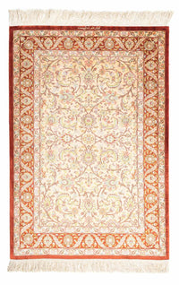 Persisk tæppe - Ghom - 123 x 83 cm - beige
