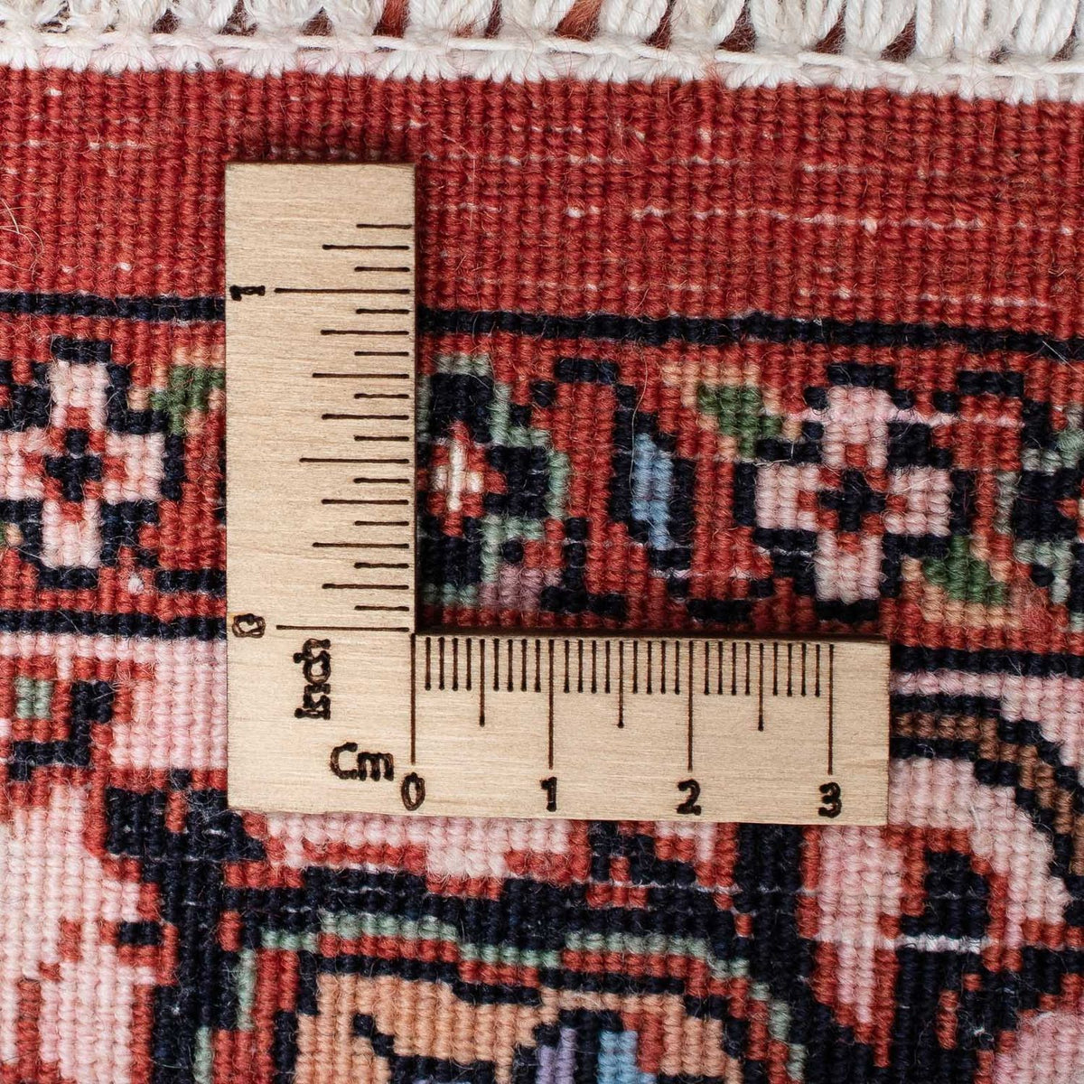 Løber Persisk tæppe - Bijar - 185 x 98 cm - lysrød