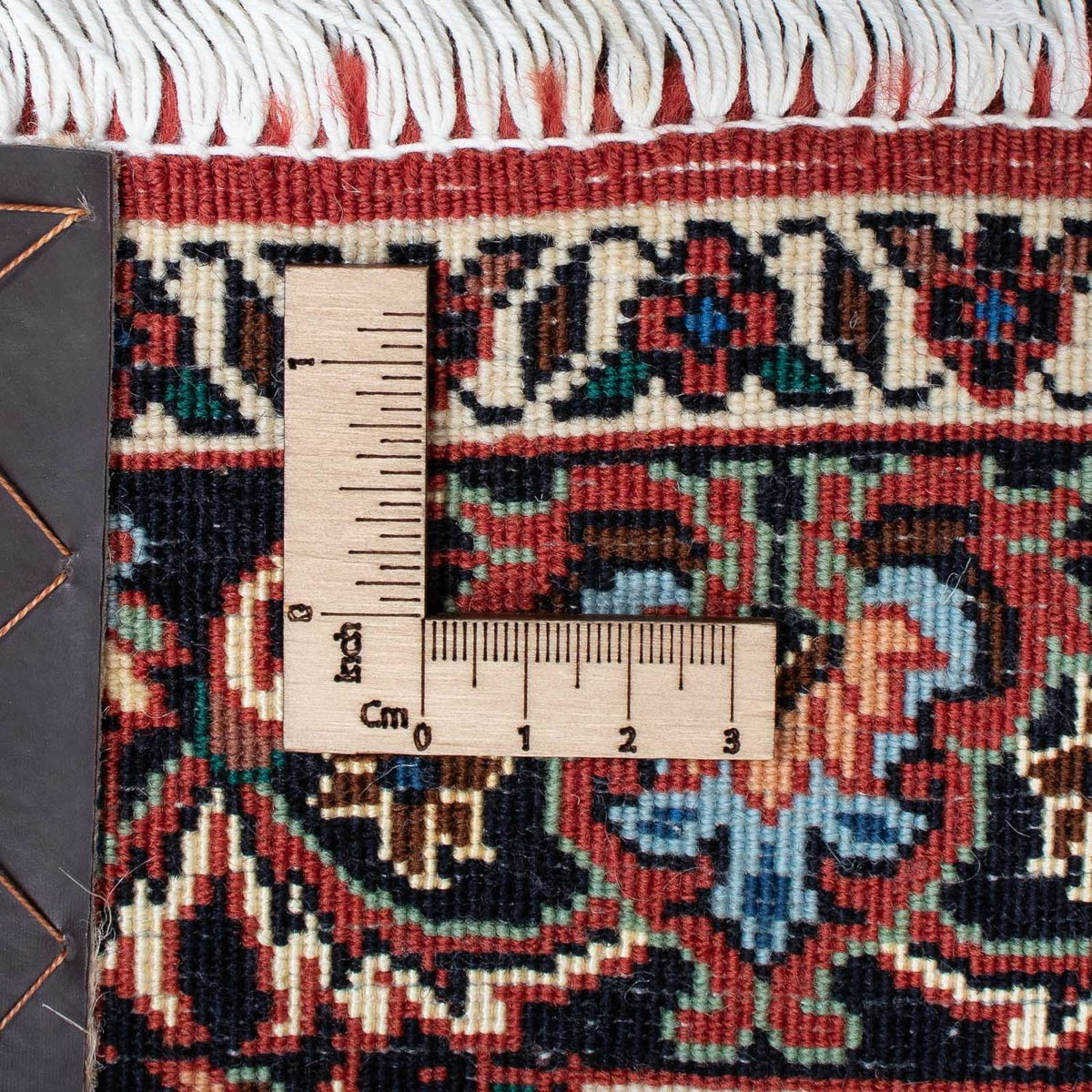 Løber Persisk tæppe - Bijar - 205 x 102 cm - mørkerød