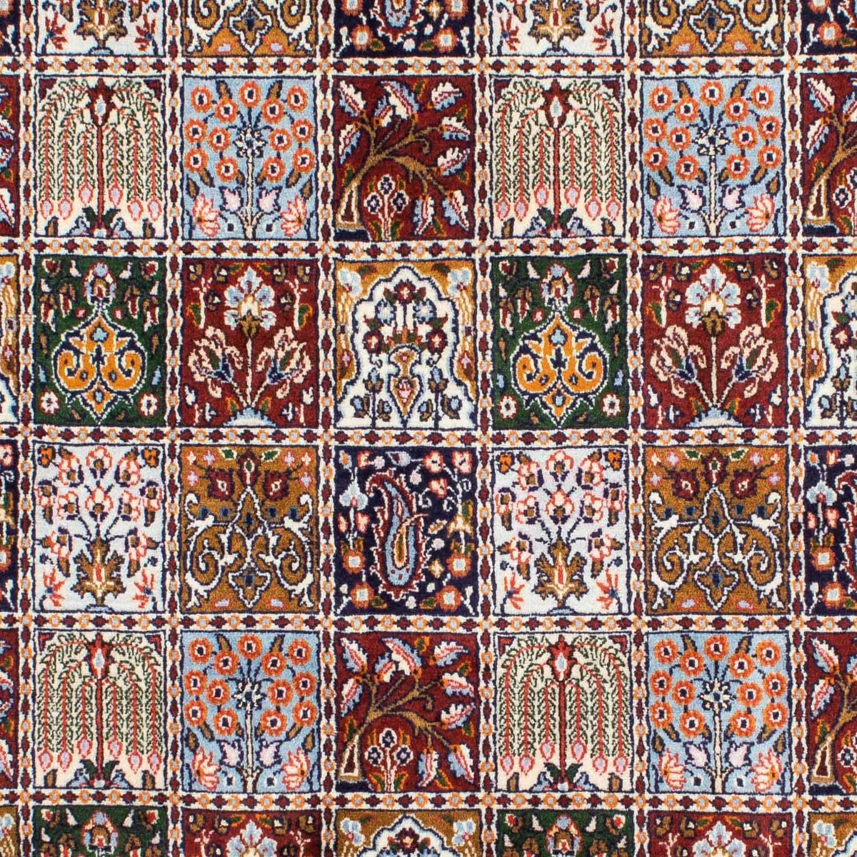 Persisk tæppe - Classic - 202 x 148 cm - mørkerød