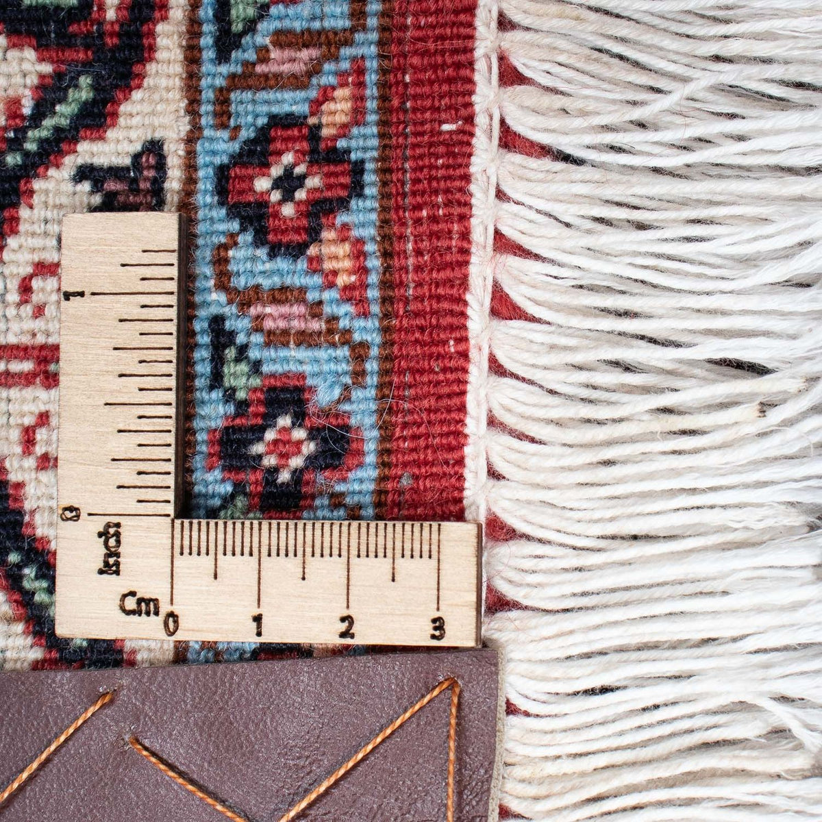 Persisk tæppe - Bijar - 207 x 132 cm - rød