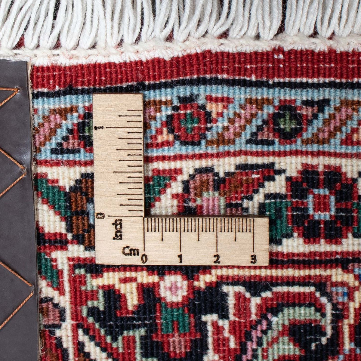 Persisk tæppe - Bijar - 210 x 131 cm - lysrød