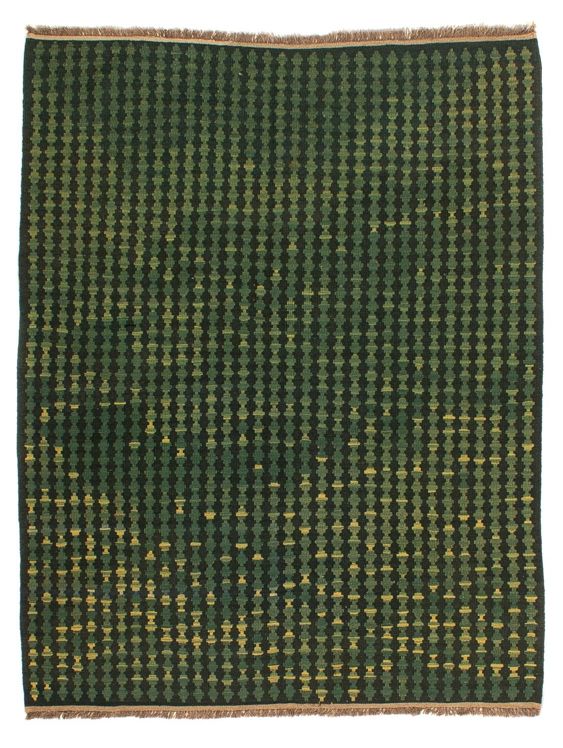 Kelim-tæppe - orientalsk - 197 x 158 cm - mørkeblå