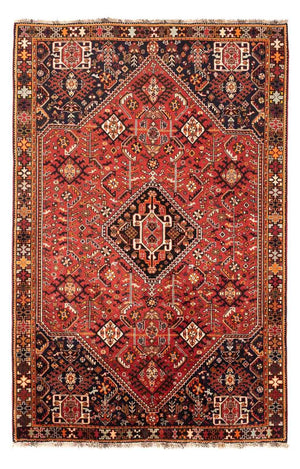 Persisk tæppe - Nomadisk - 252 x 163 cm - lysrød