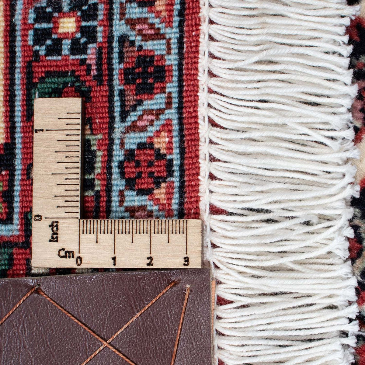 Persisk tæppe - Bijar - 200 x 128 cm - mørkeblå