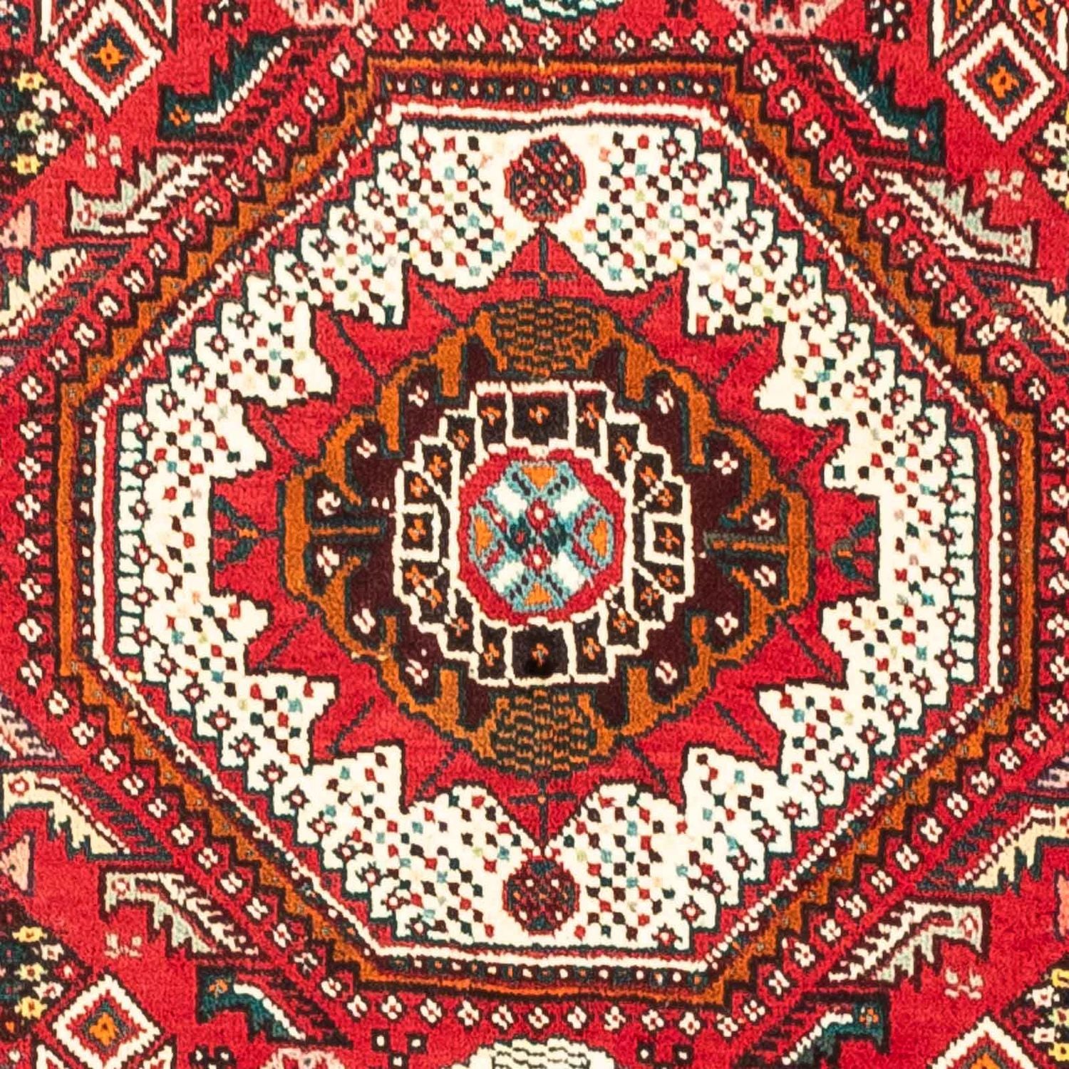 Persisk tæppe - Nomadisk - 218 x 164 cm - rød