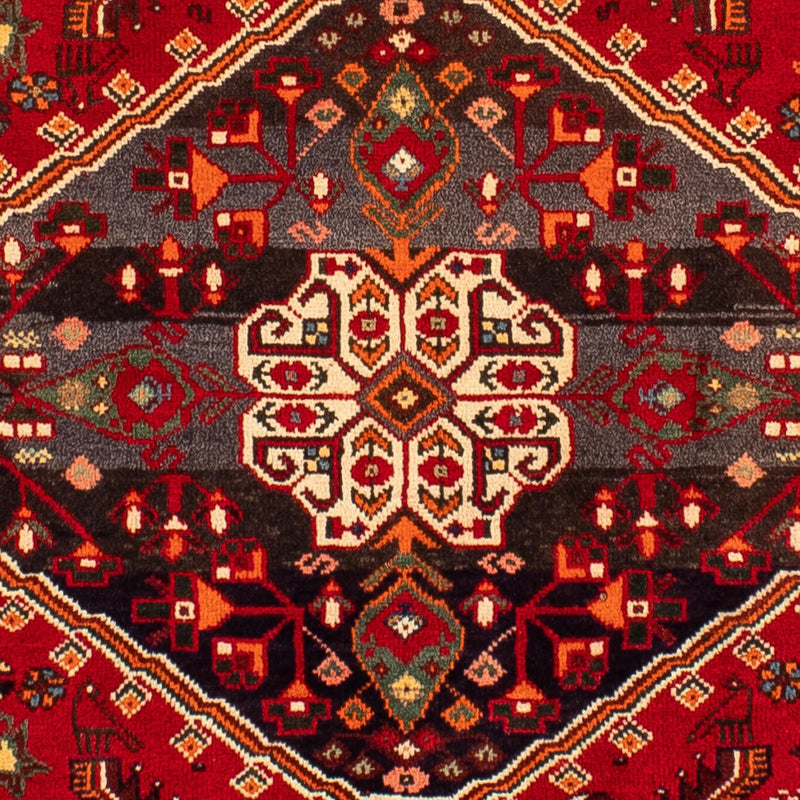 Persisk tæppe - Nomadisk - 283 x 204 cm - mørkerød
