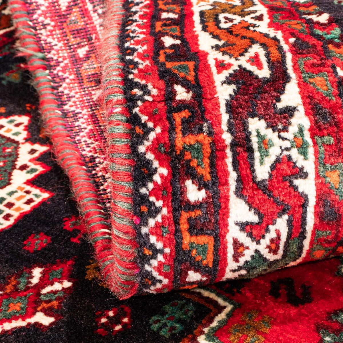 Persisk tæppe - Nomadisk - 154 x 104 cm - mørkerød