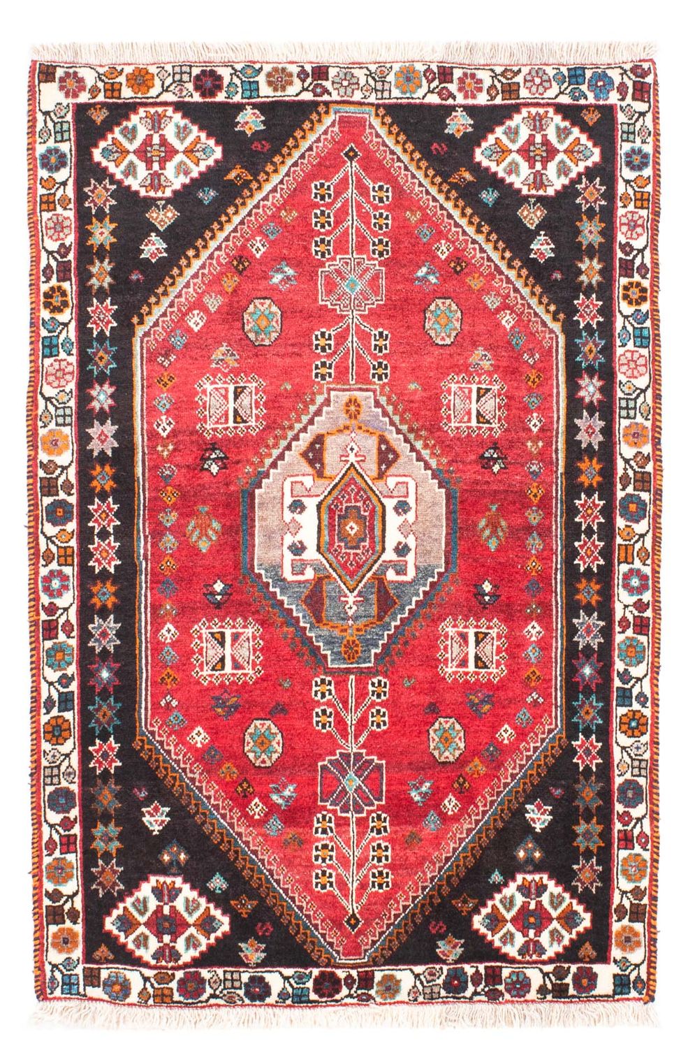 Persisk tæppe - Nomadisk - 152 x 102 cm - rød