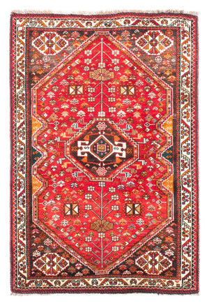 Persisk tæppe - Nomadisk - 155 x 106 cm - rød