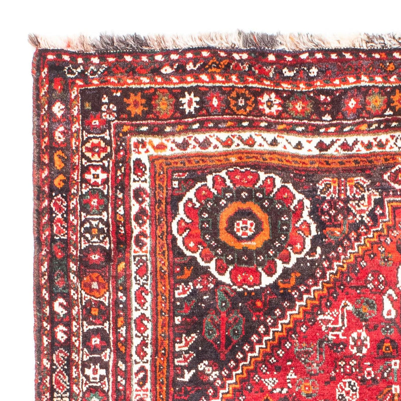 Persisk tæppe - Nomadisk - 149 x 111 cm - mørkerød