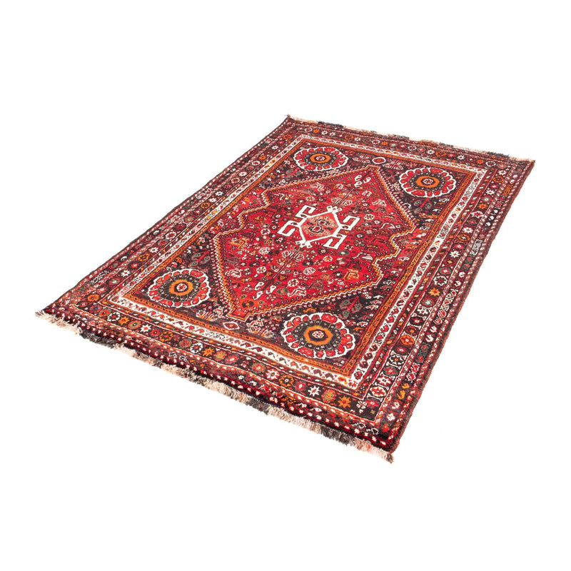 Persisk tæppe - Nomadisk - 149 x 111 cm - mørkerød