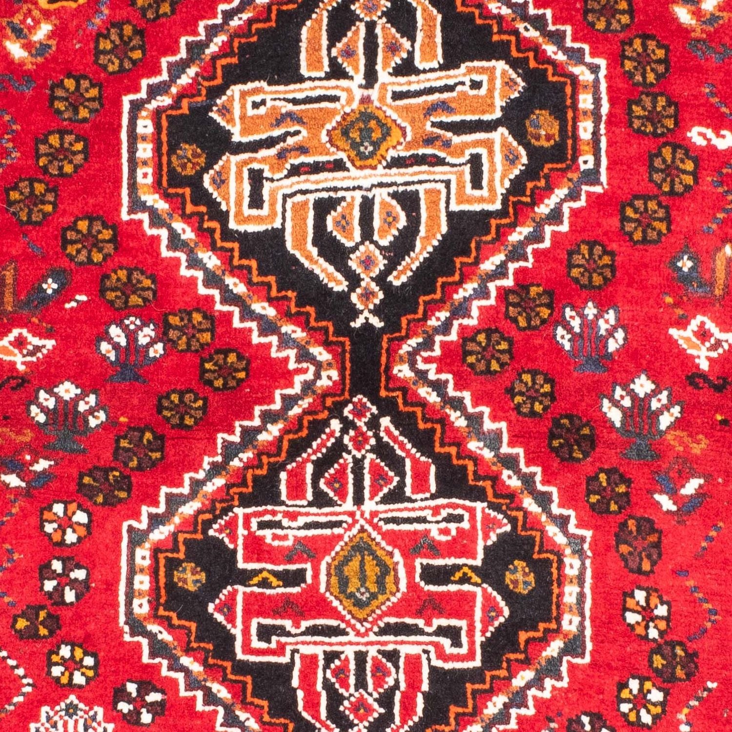 Persisk tæppe - Nomadisk - 168 x 105 cm - mørkerød