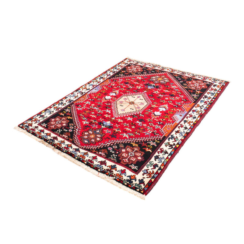 Persisk tæppe - Nomadisk - 155 x 118 cm - mørkerød