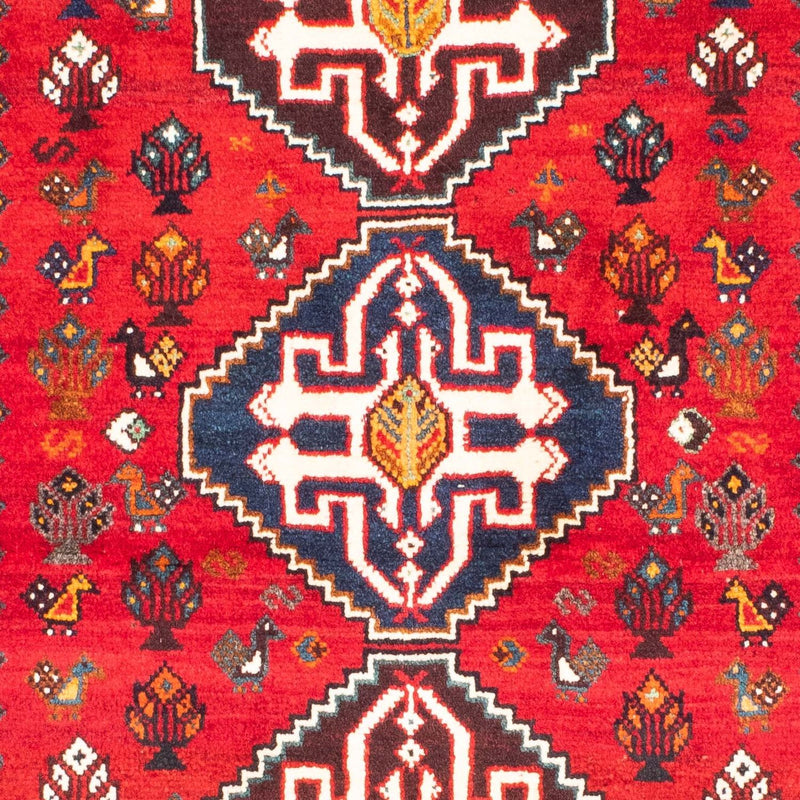 Persisk tæppe - Nomadisk - 151 x 106 cm - mørkerød