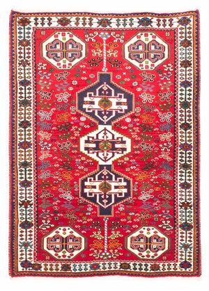 Persisk tæppe - Nomadisk - 158 x 112 cm - mørkerød