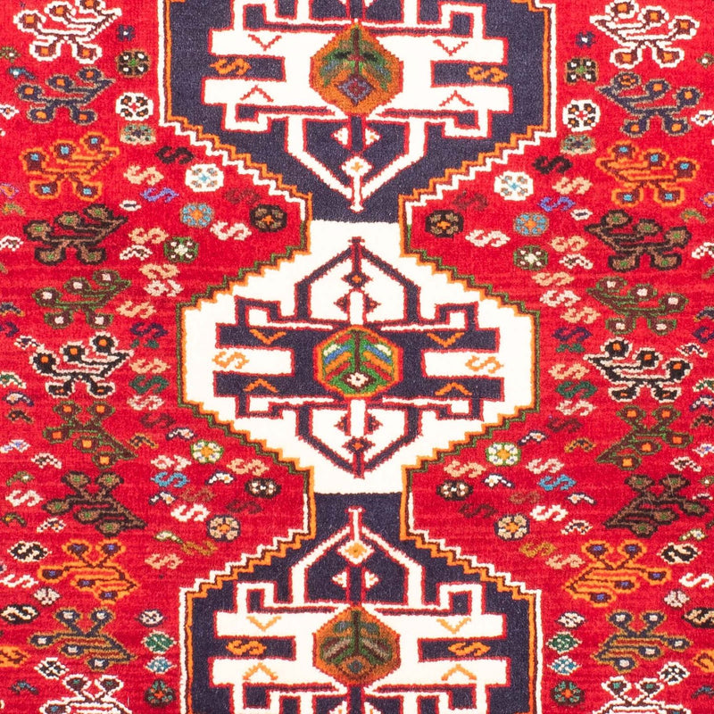 Persisk tæppe - Nomadisk - 158 x 112 cm - mørkerød